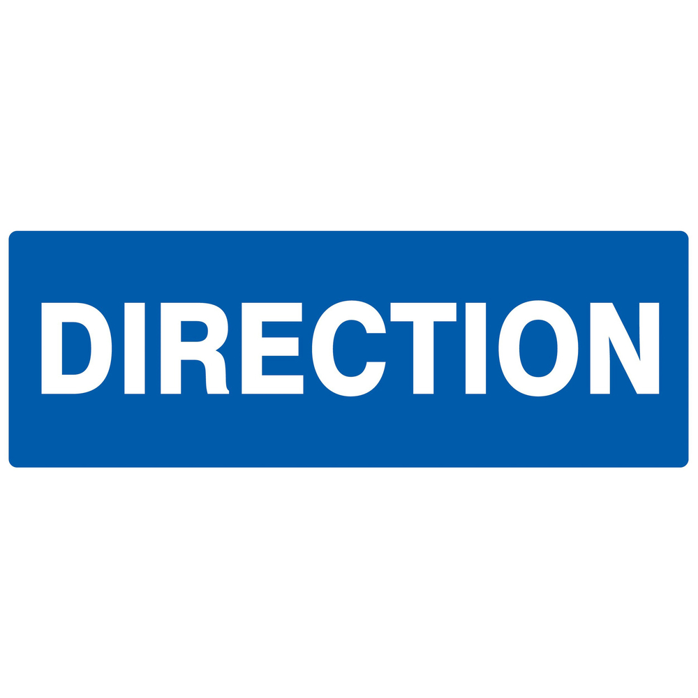 Panneau adhésif DIRECTION 330X120MM TALIAPLAST - 726613