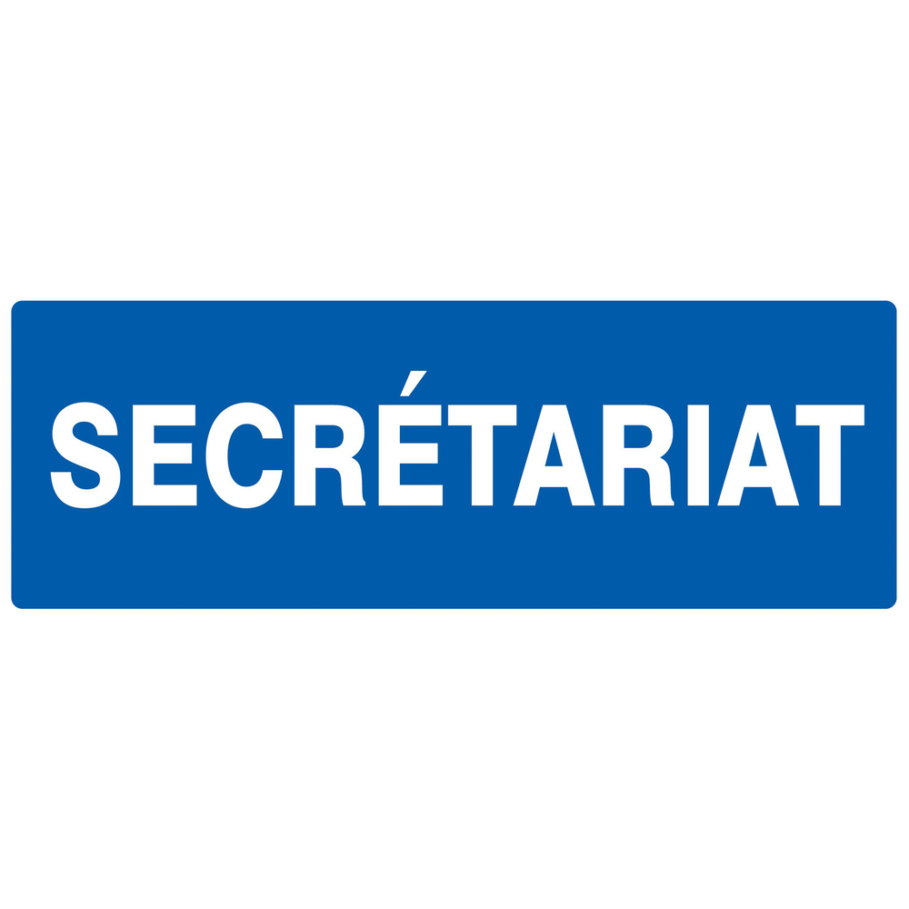 Panneau adhésif SECRETARIAT 330X120MM TALIAPLAST - 726628