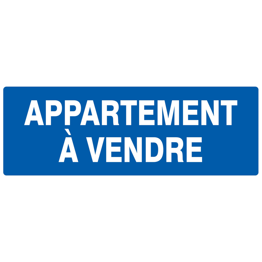Panneau adhésif APPARTEMENT A VENDRE 330X120MM TALIAPLAST - 726637