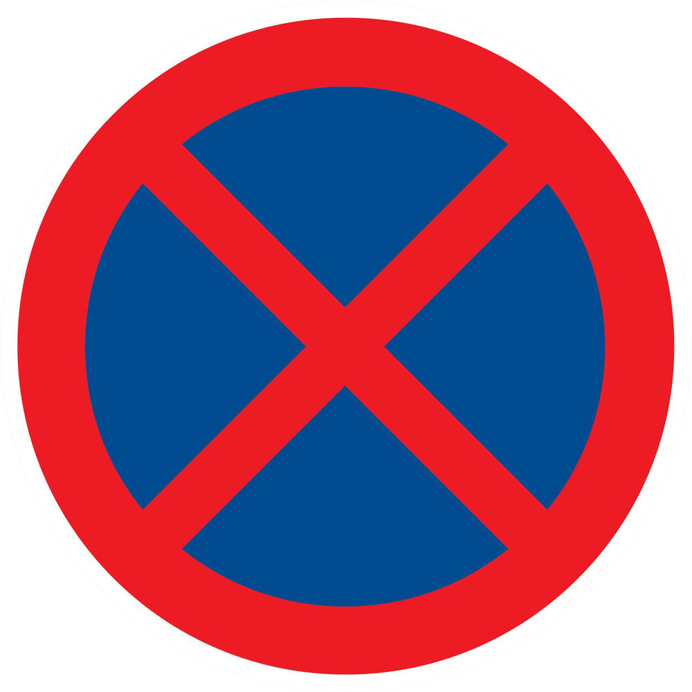 Panneau adhésif ARRET INTERDIT Ø180MM TALIAPLAST - 727215