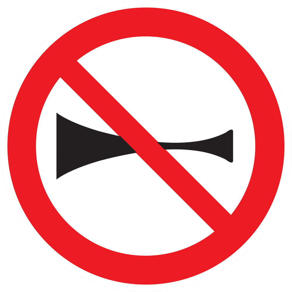 Panneau adhésif KLAXON INTERDIT Ø180MM TALIAPLAST - 727267