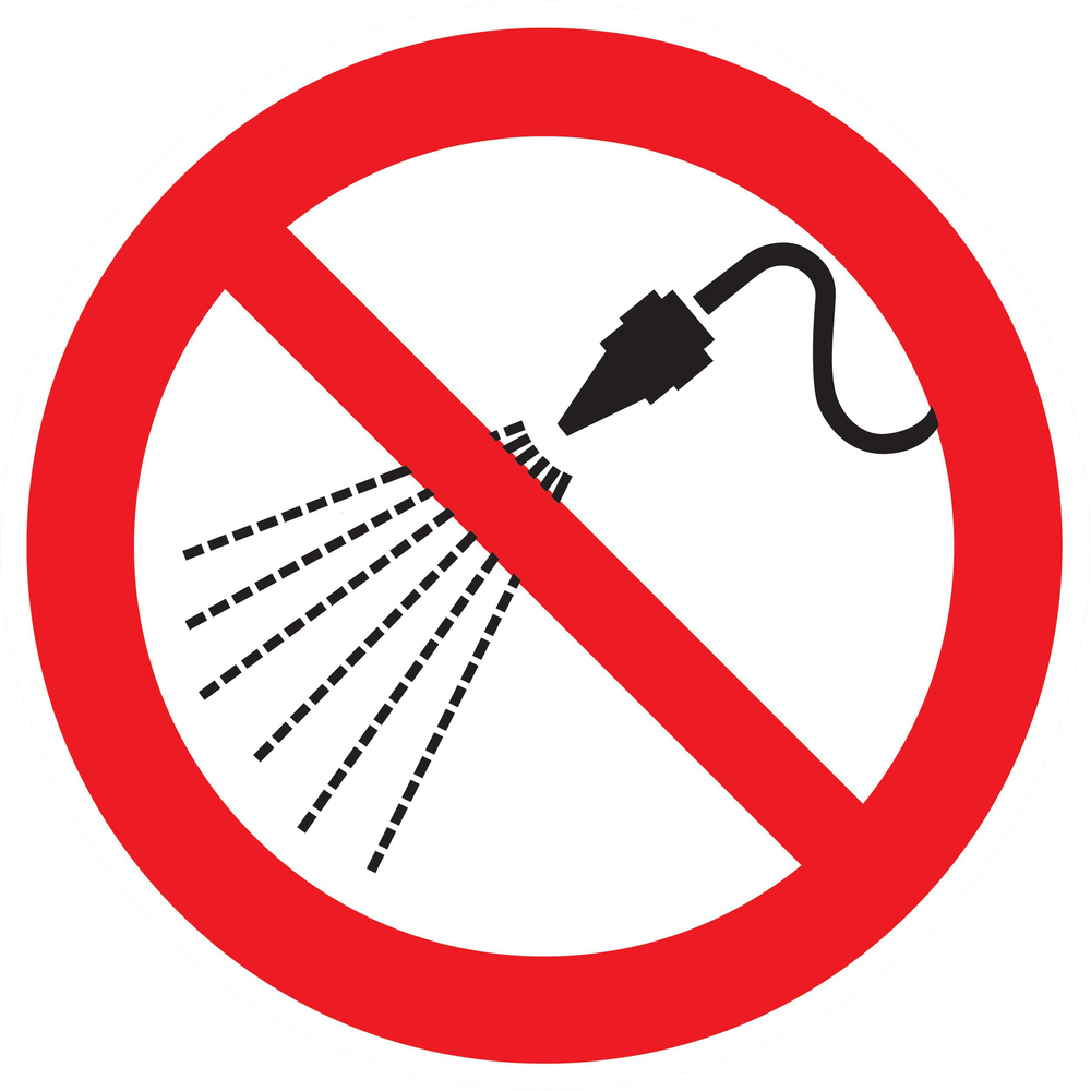 Panneau adhésif INTERDIT D'ARROSER Ø180MM TALIAPLAST - 727305