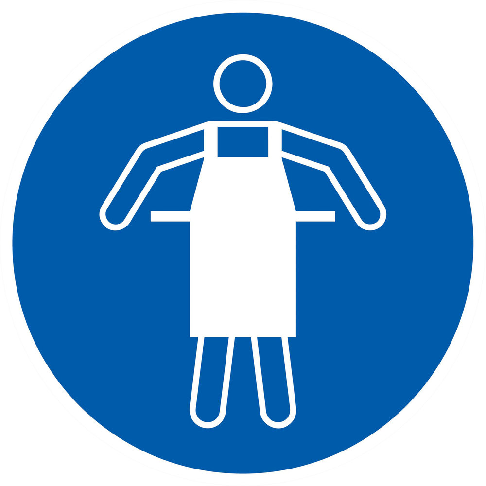 PANNEAU TABLIER DE PROTECTION OBLIGATOIRE Ø180MM TALIAPLAST - 727517