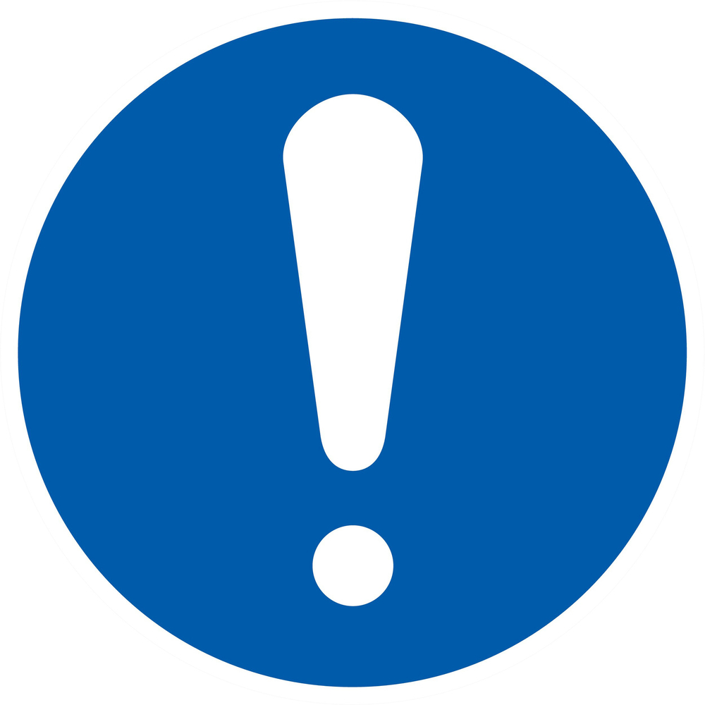 PANNEAU OBLIGATION, SIGNAL GENERAL Ø180MM TALIAPLAST - 727529