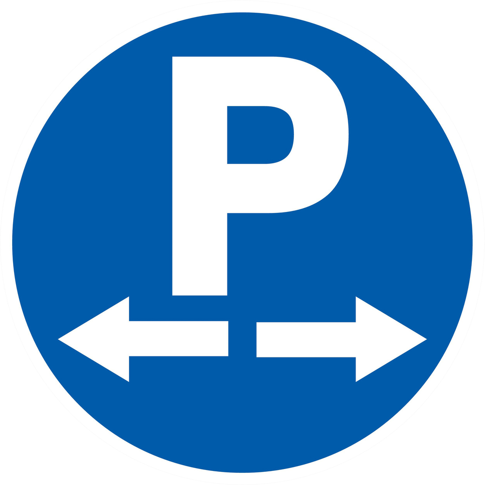 PANNEAU PARKING DANS LES DEUX SENS Ø180MM TALIAPLAST - 727575