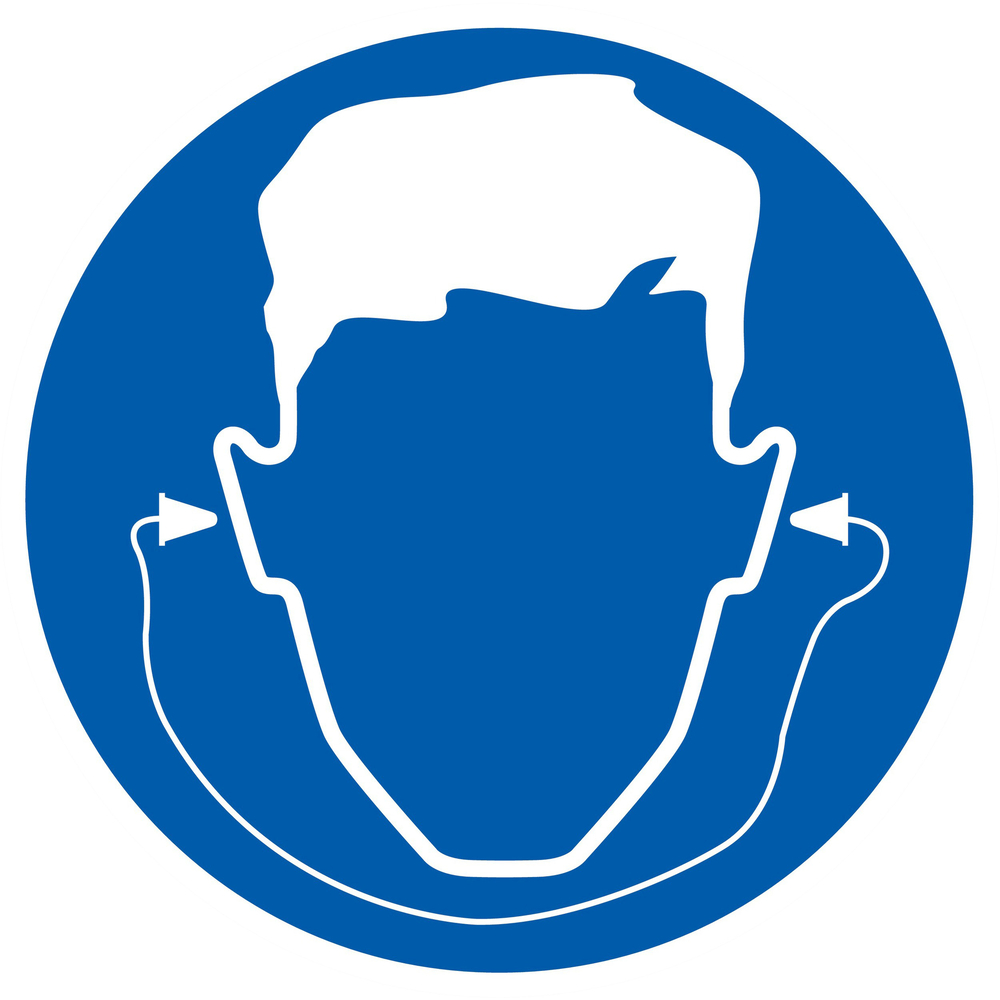 PANNEAU BOUCHONS D'OREILLES OBLIGATOIRES Ø180MM TALIAPLAST - 727597