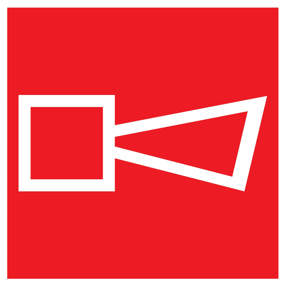 PANNEAU AVERTISSEUR SONORE 200X200MM TALIAPLAST - 728106