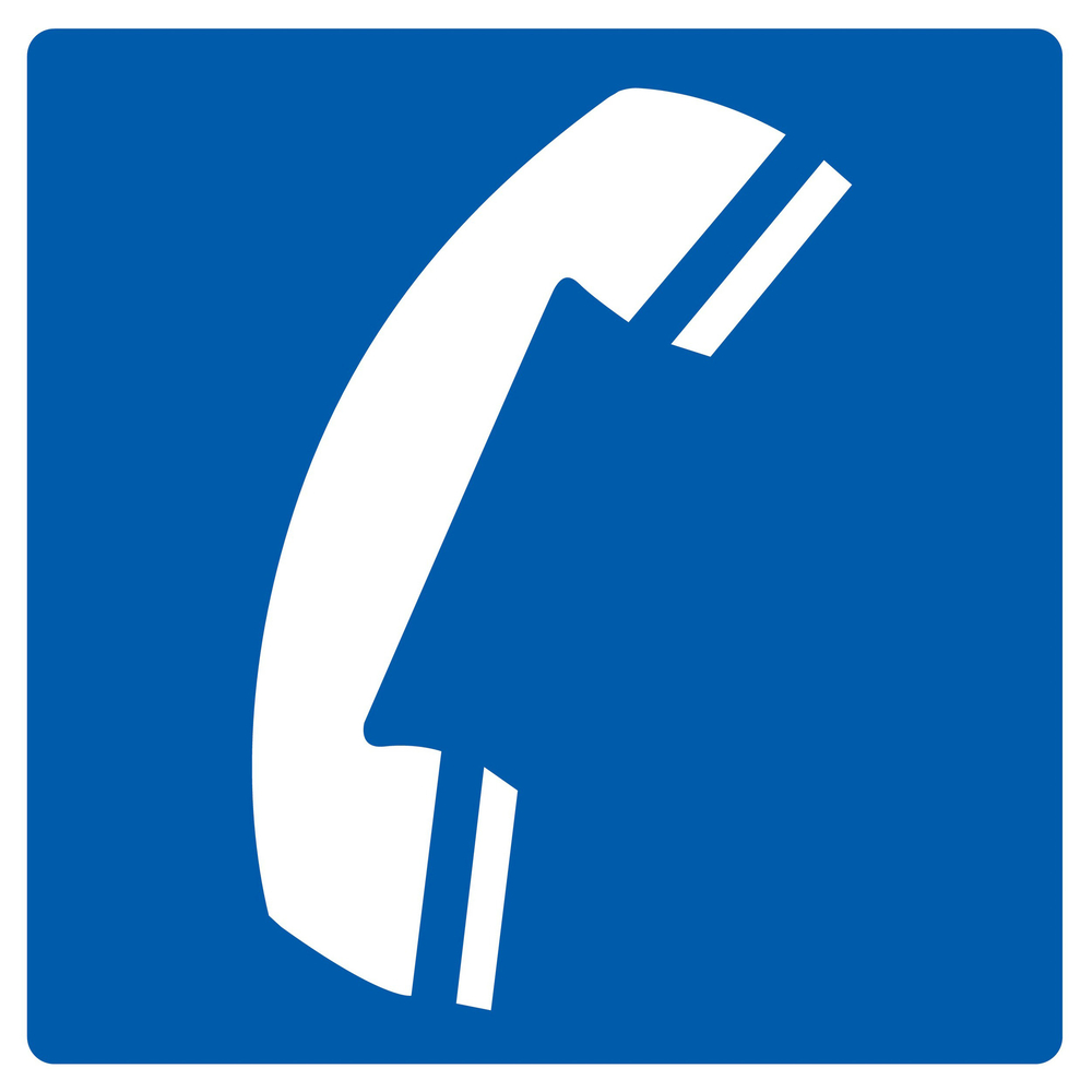 Panneau adhésif TELEPHONE 200X200MM TALIAPLAST - 728606