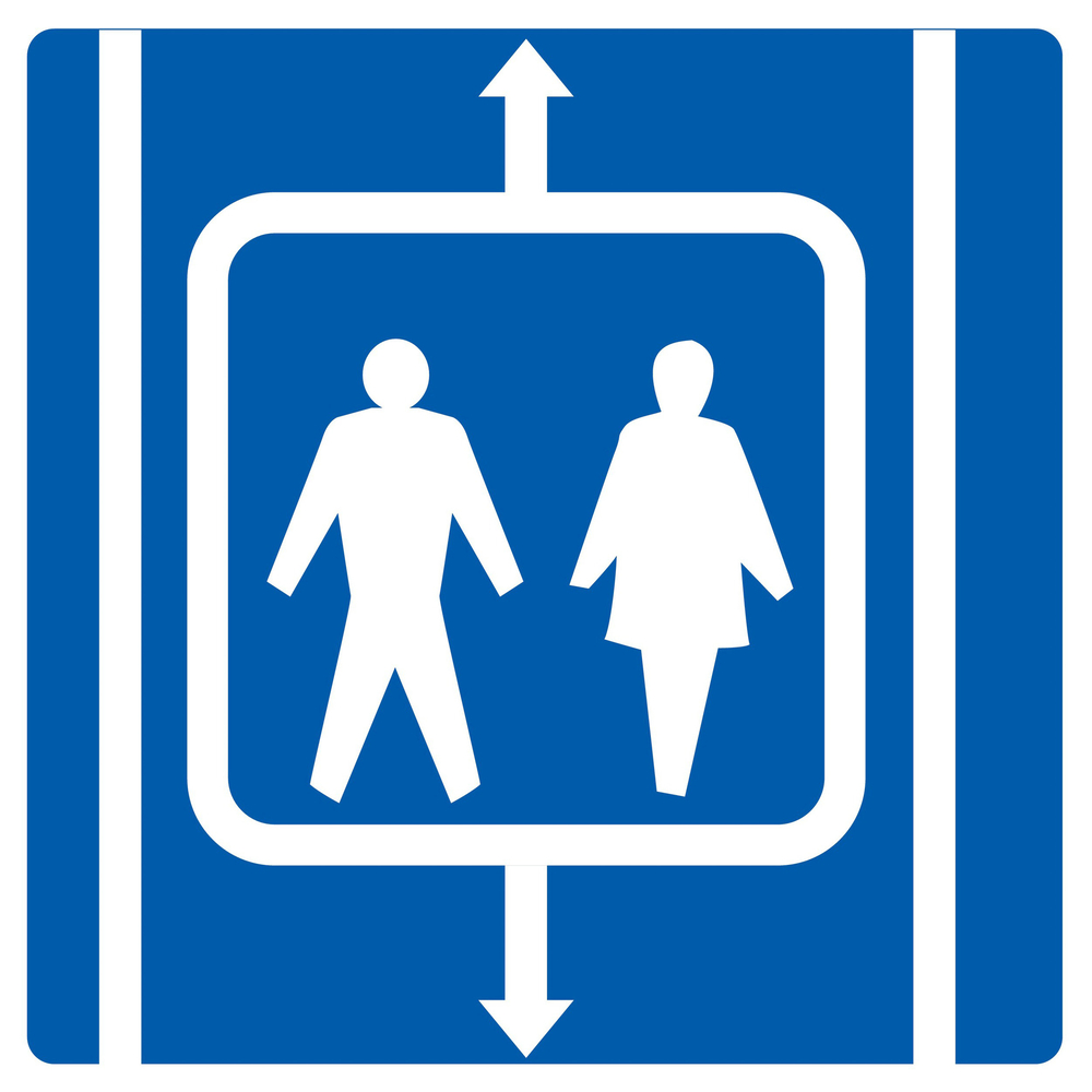 Panneau adhésif ASCENSEUR 200X200MM TALIAPLAST - 728622