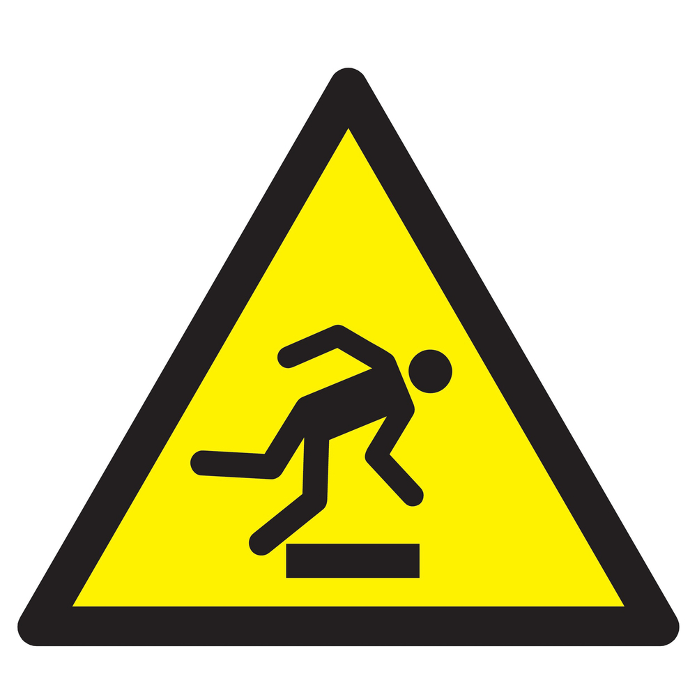 Panneau adhésif DANGER, TREBUCHEMENT 300X300X300MM TALIAPLAST - 729323