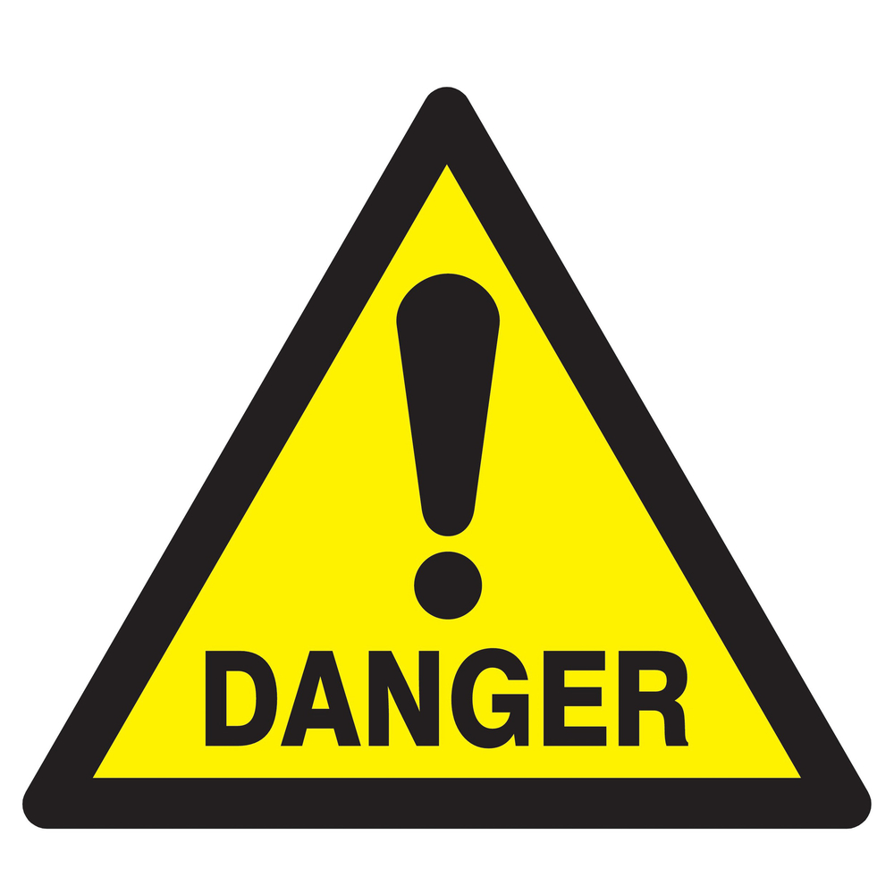 Panneau adhésif DANGER 300X300X300MM TALIAPLAST - 729330