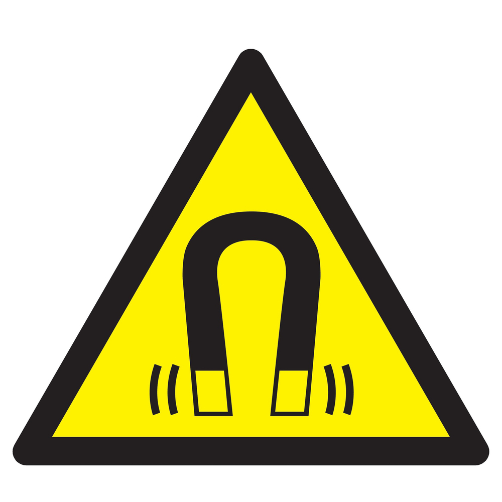 Panneau adhésif DANGER, CHAMP MAGNETIQUE 300X300X300MM TALIAPLAST - 729337