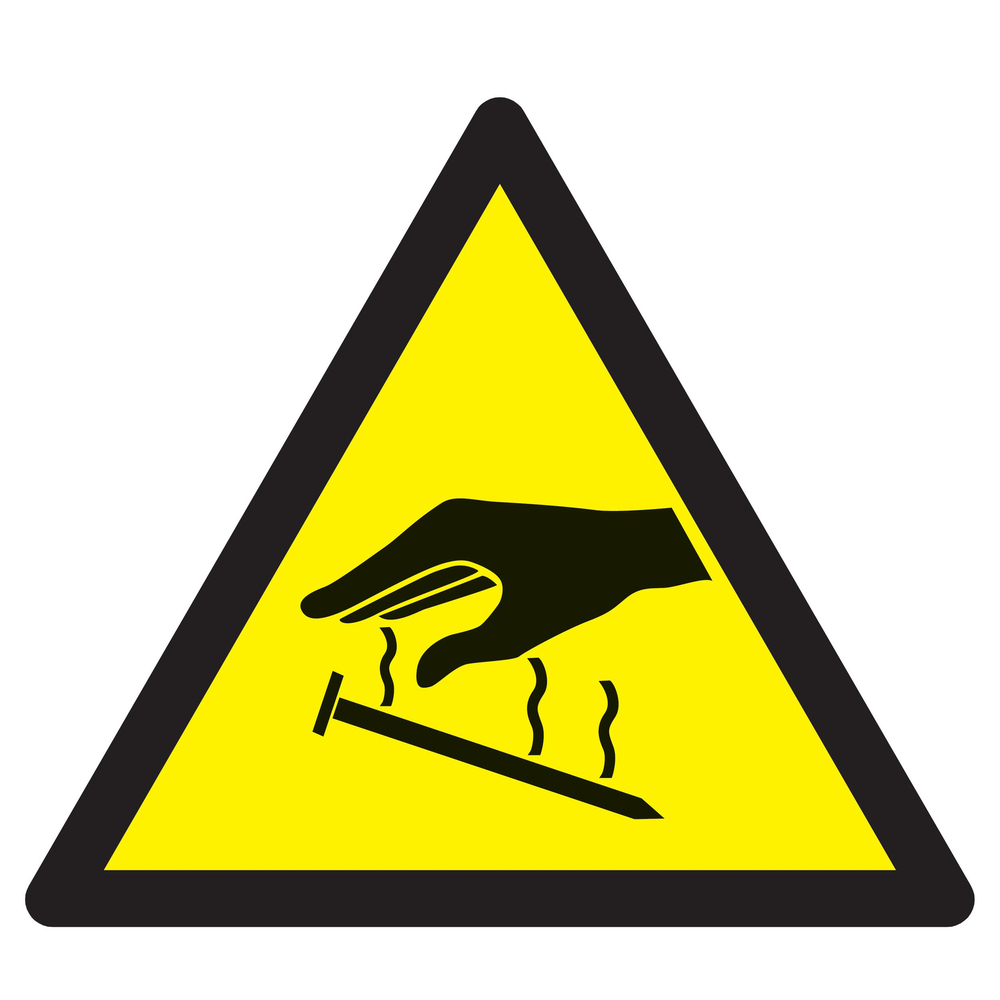 Panneau adhésif DANGER ELECTRICITE STATIQUE 300X300X300MM TALIAPLAST - 729338