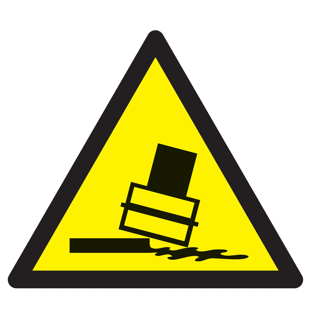 Panneau adhésif DANGER RISQUE DE BASCULEMENT 300X300X300MM TALIAPLAST - 729352