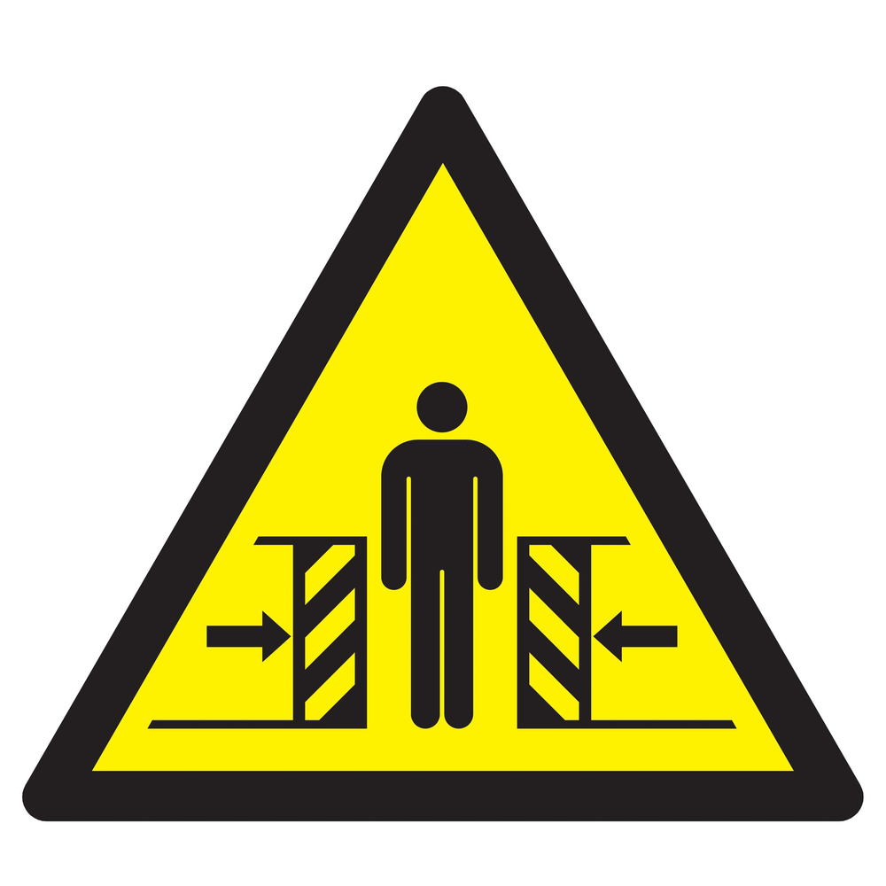 Panneau adhésif DANGER, ECRASEMENT 300X300X300MM TALIAPLAST - 729362