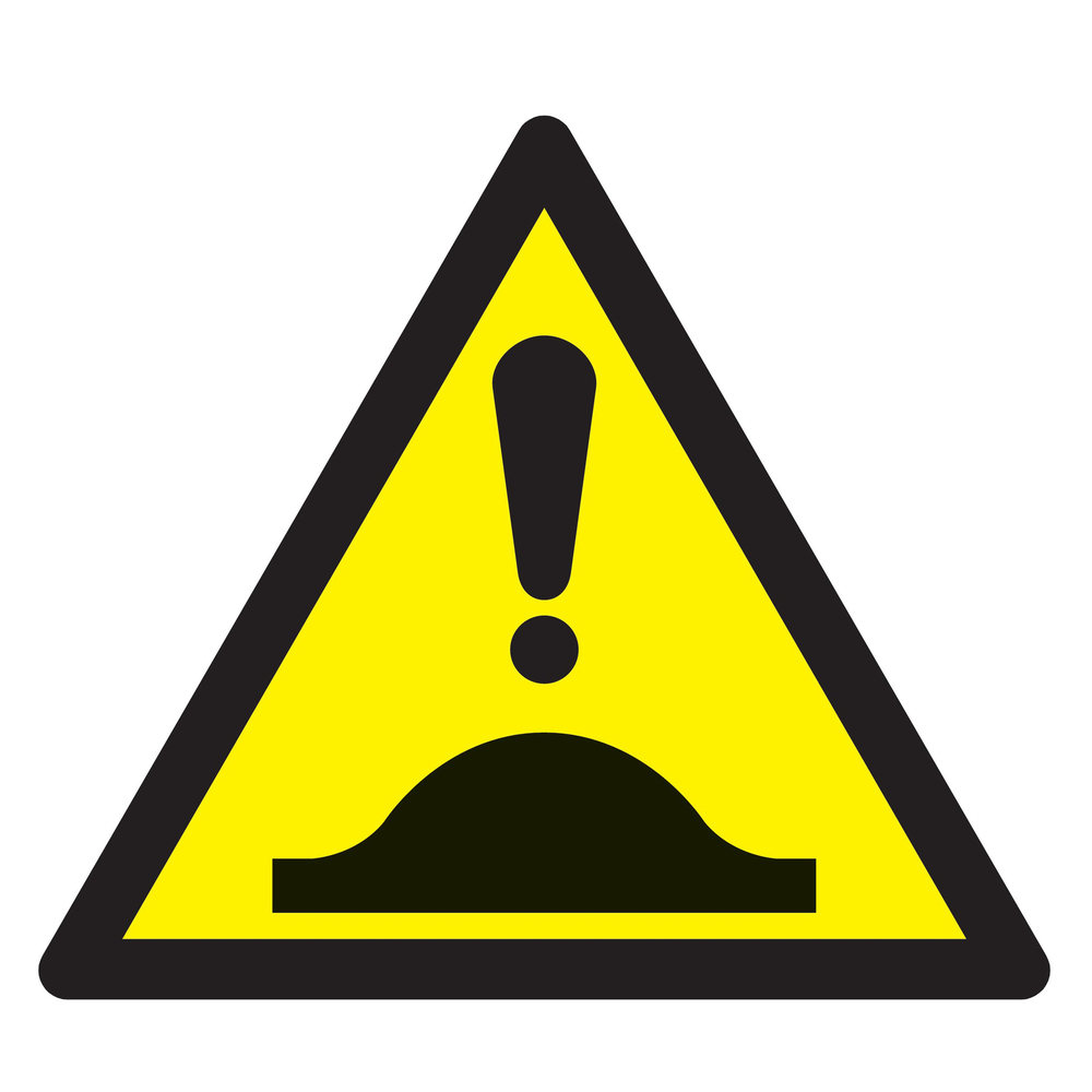 Panneau adhésif DANGER DOS D'ANE 100X100X100MM TALIAPLAST - 729901