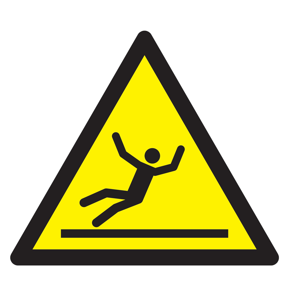 Panneau adhésif DANGER, SURFACE GLISSANTE 100X100X100MM TALIAPLAST - 729911