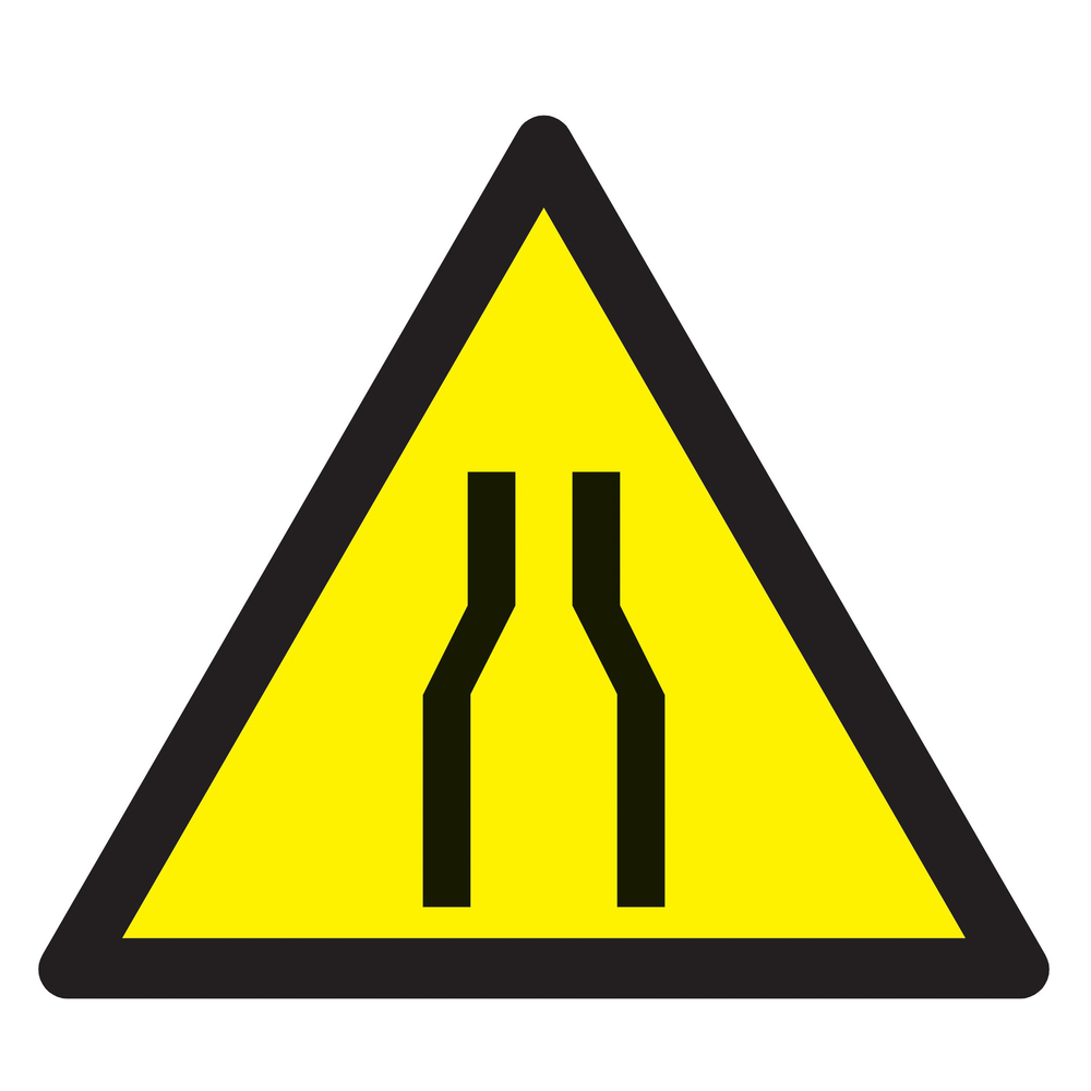 Panneau adhésif DANGER RETRECISSEMENT 100X100X100MM TALIAPLAST - 729913