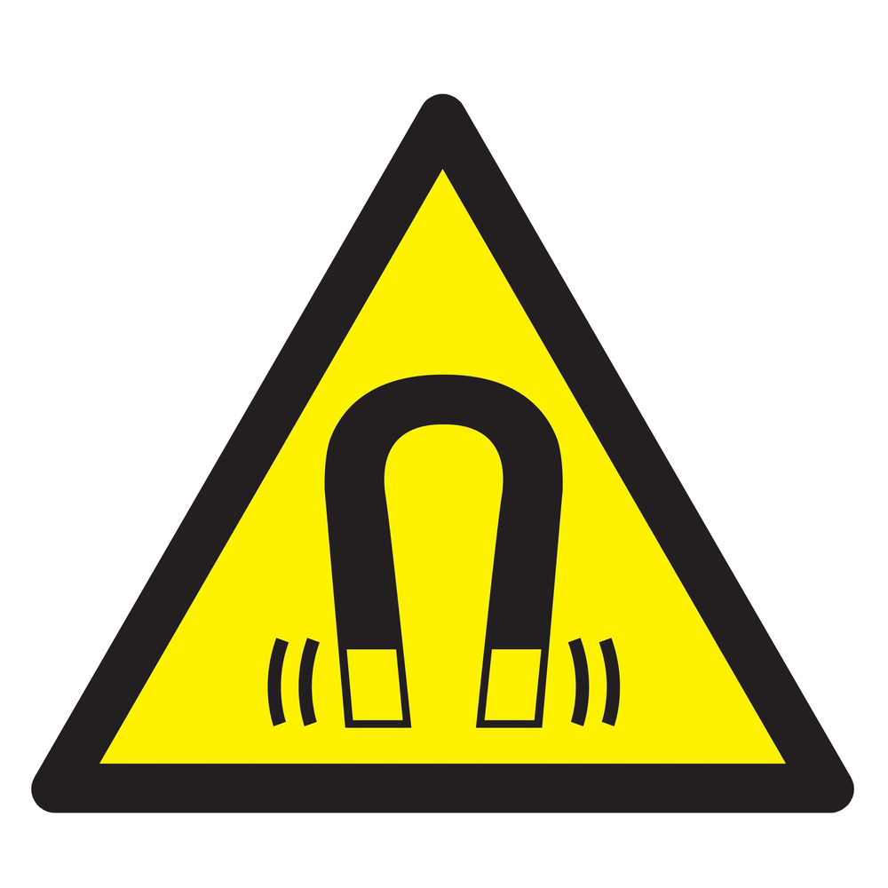 Panneau adhésif DANGER, CHAMP MAGNETIQUE 100X100X100MM TALIAPLAST - 729927