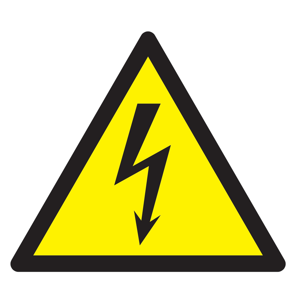 PANNEAU DANGER ADHÉSIF , ÉLECTRICITÉ 100X100X100MM TALIAPLAST - 729932