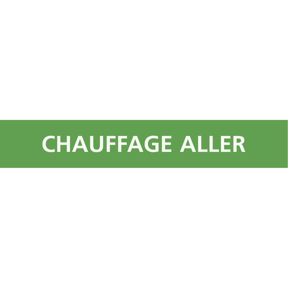 CHAUFFAGE ALLER 312x52mm (10 ADHESIFS POUR TUYAUTERIE) TALIAPLAST - 730103