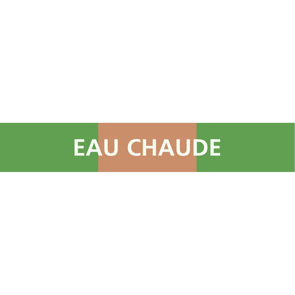 PANNEAU EAU CHAUDE 312X52MM (10 ADHESIFS POUR TUYAUTERIE) TALIAPLAST - 730116