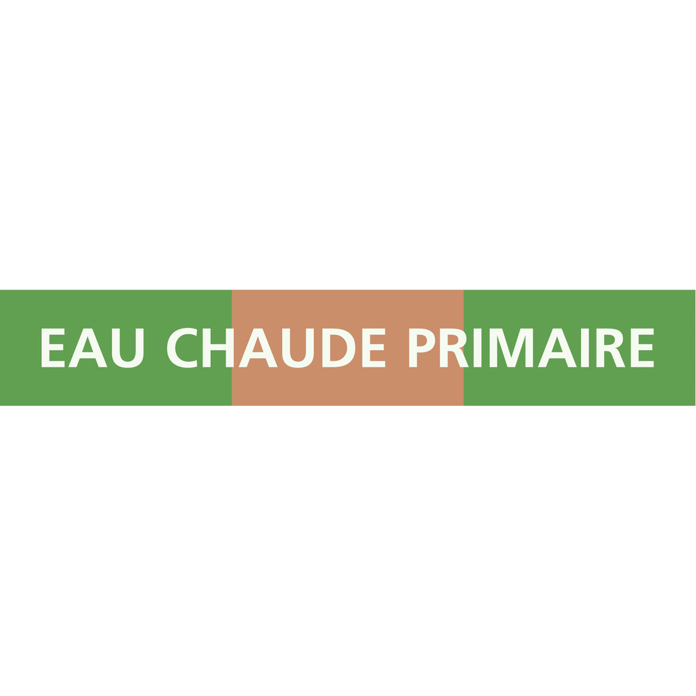 PANNEAU EAU CHAUDE PRIMAIRE 312X52MM (10 ADHESIFS TUYAUTERIE) TALIAPLAST - 730125