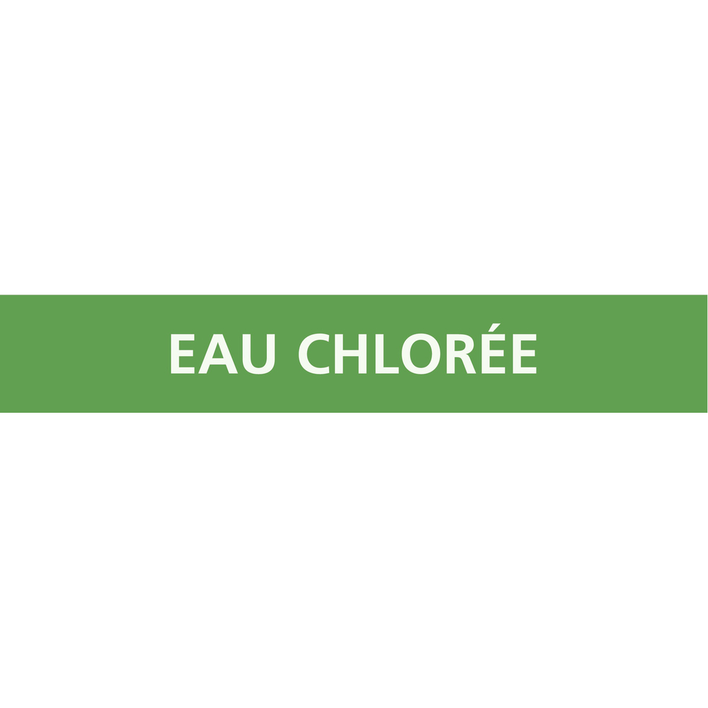 PANNEAU EAU CHLORÉE 312X52MM (10 ADHESIFS POUR TUYAUTERIE) TALIAPLAST - 730129