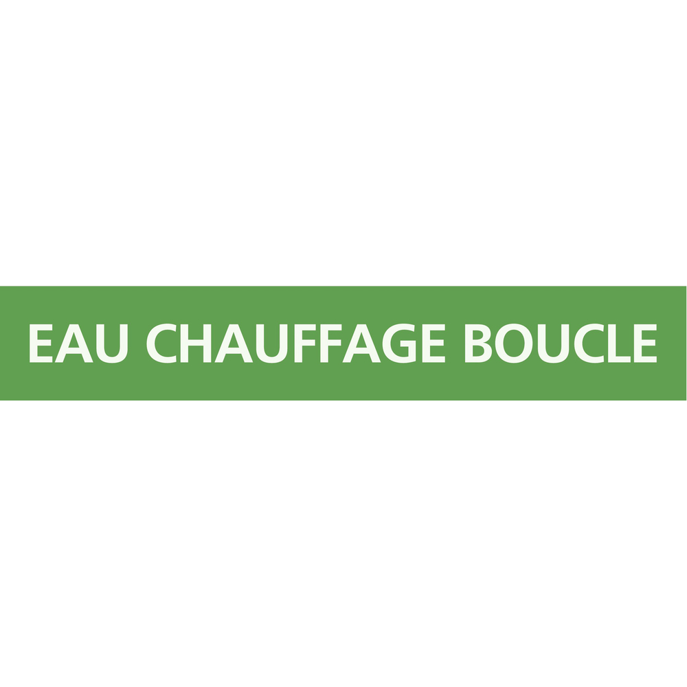 EAU CHAUFFAGE BOUCLE 312x52mm (10 ADHESIFS TUYAUTERIE) TALIAPLAST - 730137