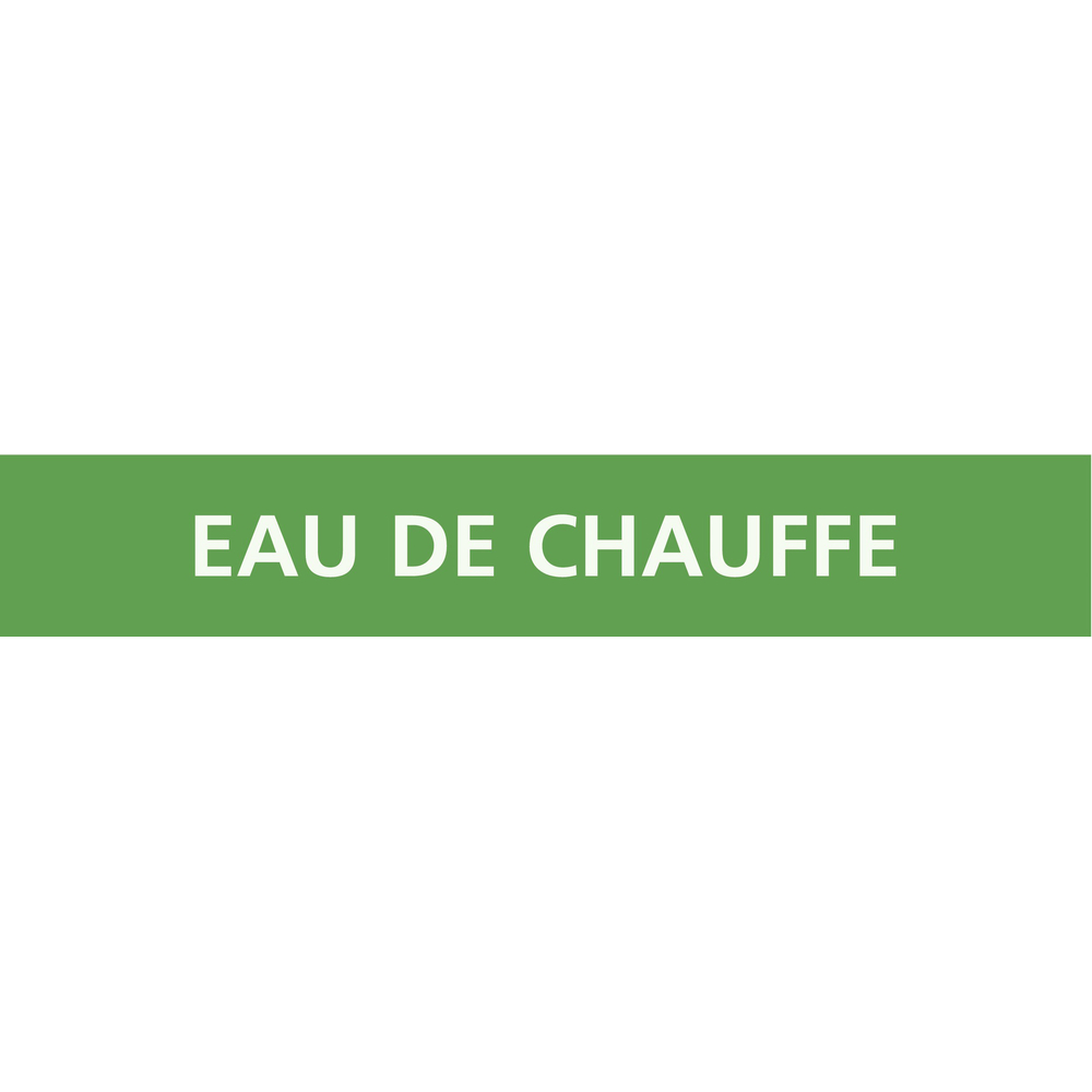 PANNEAU EAU DE CHAUFFE 312X52MM (10 ADHESIFS POUR TUYAUTERIE) TALIAPLAST - 730139