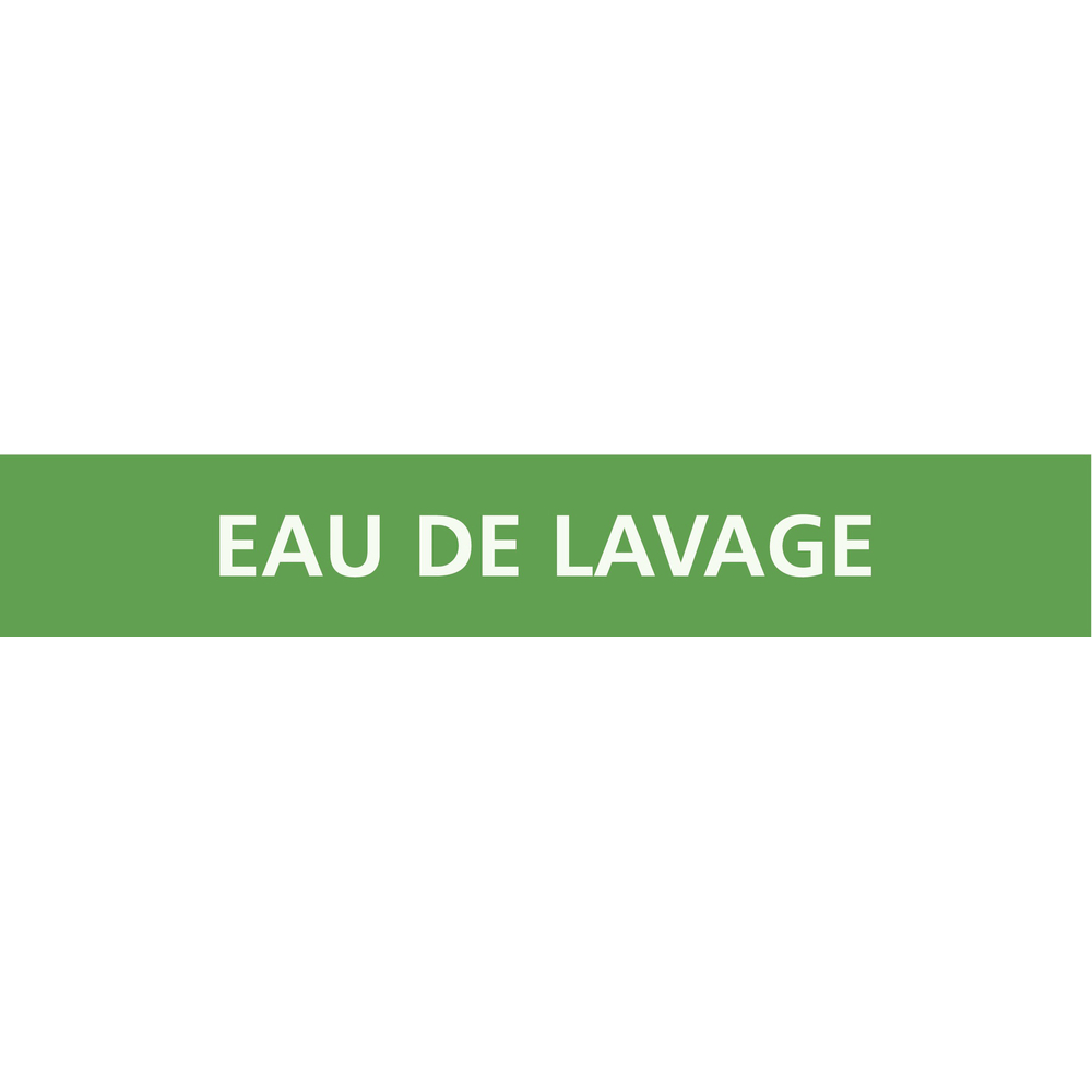 PANNEAU EAU DE LAVAGE 312X52MM (10 ADHESIFS POUR TUYAUTERIE) TALIAPLAST - 730144