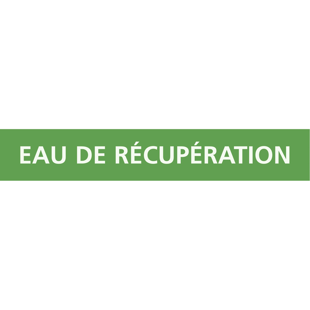 PANNEAU EAU DE RÉCUPÉRATION 312X52MM (10 ADHESIFS TUYAUTERIE) TALIAPLAST - 730146