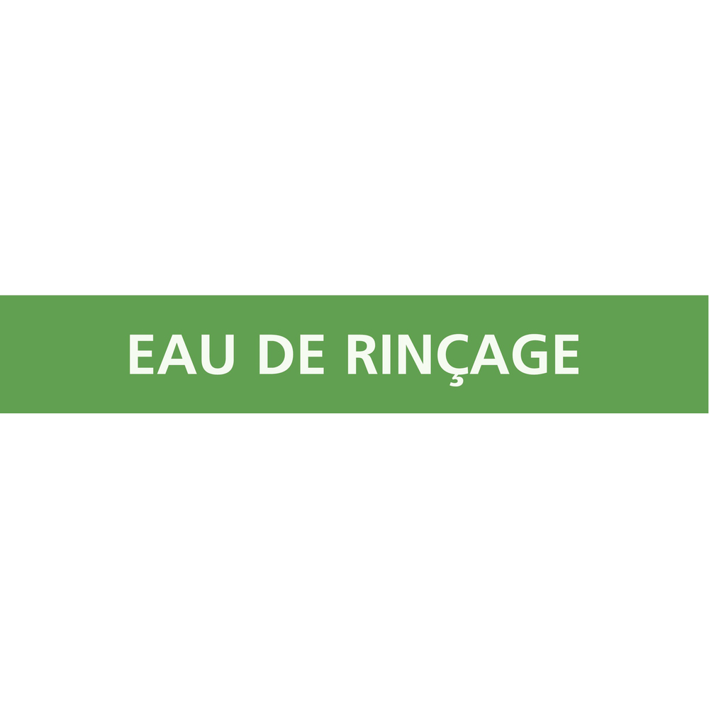 PANNEAU EAU DE RINÇAGE 312X52MM (10 ADHESIFS POUR TUYAUTERIE) TALIAPLAST - 730148