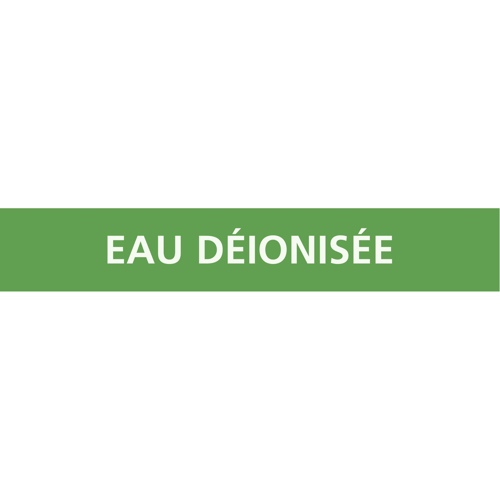 PANNEAU EAU DÉIONISÉE 312X52MM (10 ADHESIFS POUR TUYAUTERIE) TALIAPLAST - 730155