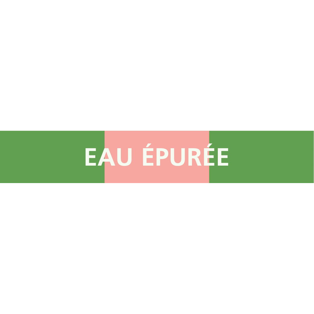 PANNEAU EAU ÉPURÉE 312X52MM (10 ADHESIFS POUR TUYAUTERIE) TALIAPLAST - 730162