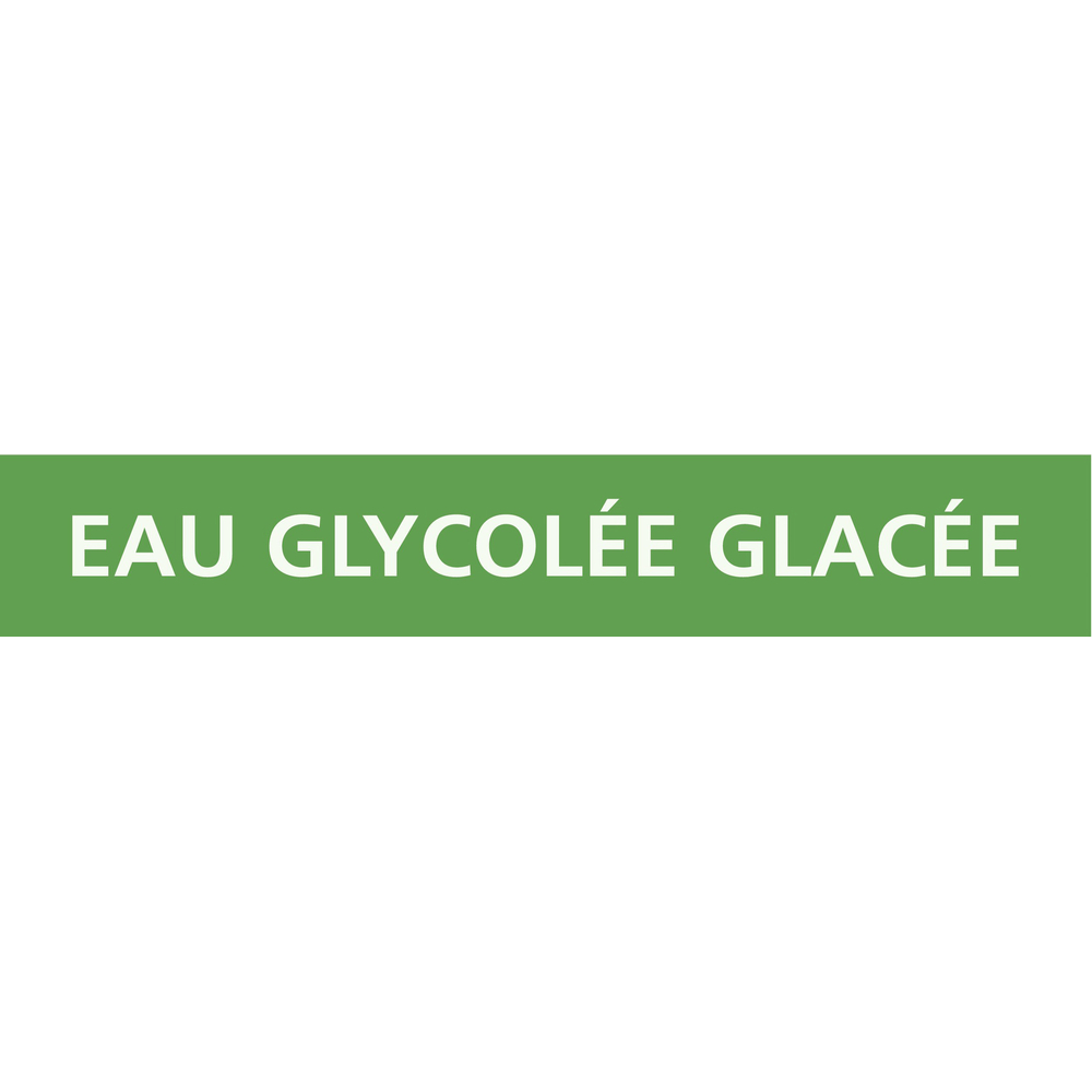 PANNEAU EAU GLYCOLÉE GLACÉE 312X52MM (10 ADHESIFS TUYAUTERIE) TALIAPLAST - 730176