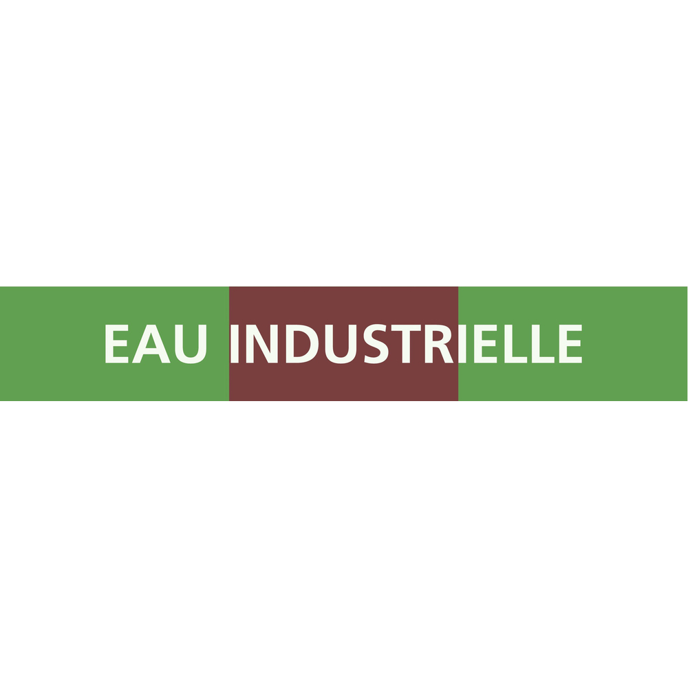 EAU INDUSTRIELLE 312x52mm (10 ADHESIFS POUR TUYAUTERIE) TALIAPLAST - 730178