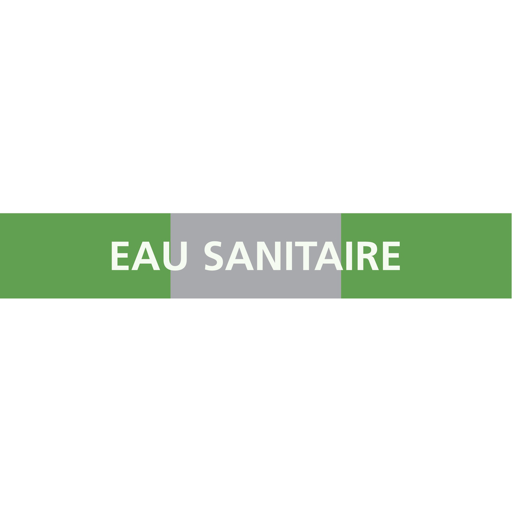 Eau sanitaire 312x52mm (10 adhesifs pour tuyauterie) TALIAPLAST - 730193