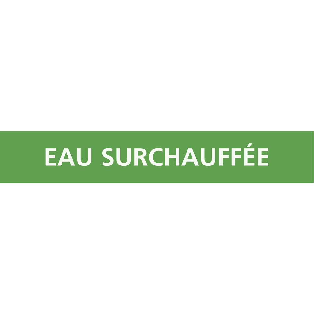 Eau surchauffée 312x52mm (10 adhesifs pour tuyauterie) TALIAPLAST - 730196