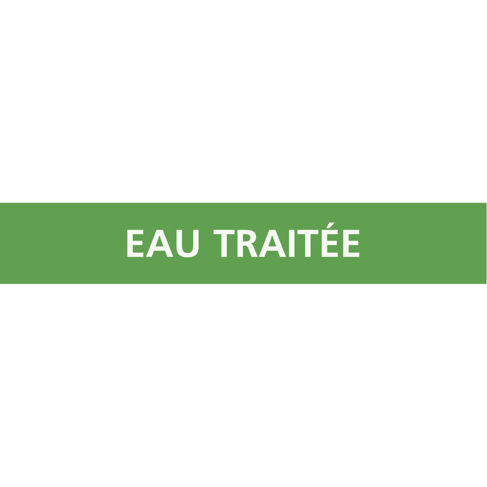 Eau traitée 312x52mm (10 adhesifs pour tuyauterie) TALIAPLAST - 730198