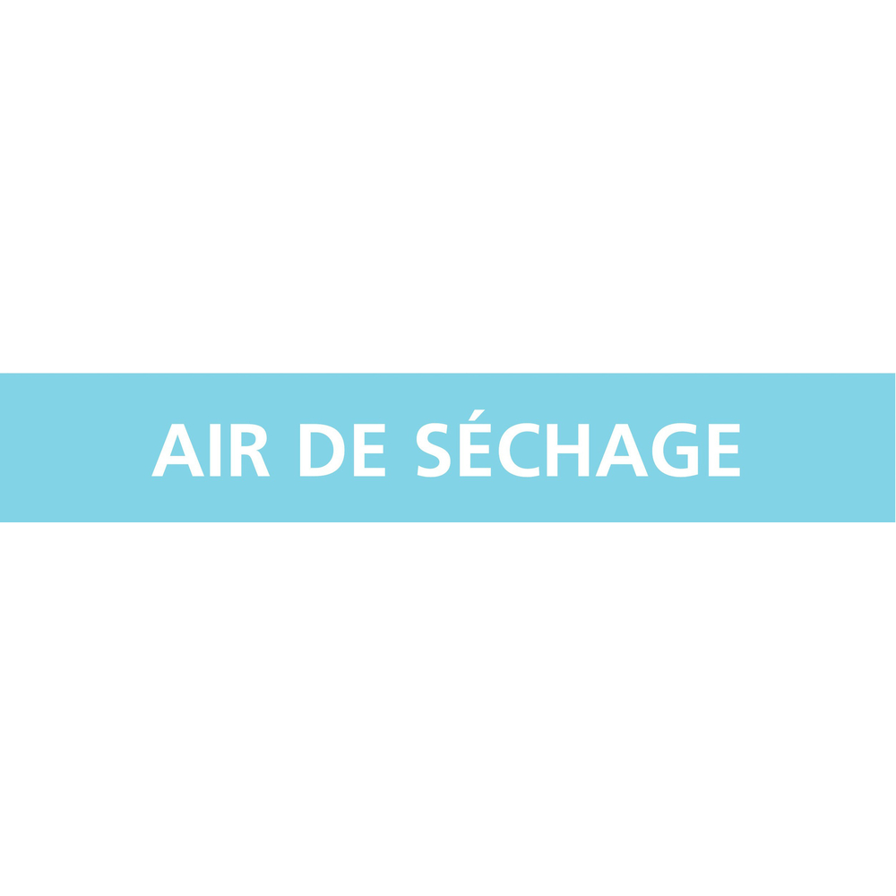 PANNEAU AIR DE SÉCHAGE 312X52MM (10 ADHESIFS POUR TUYAUTERIE) TALIAPLAST - 730312
