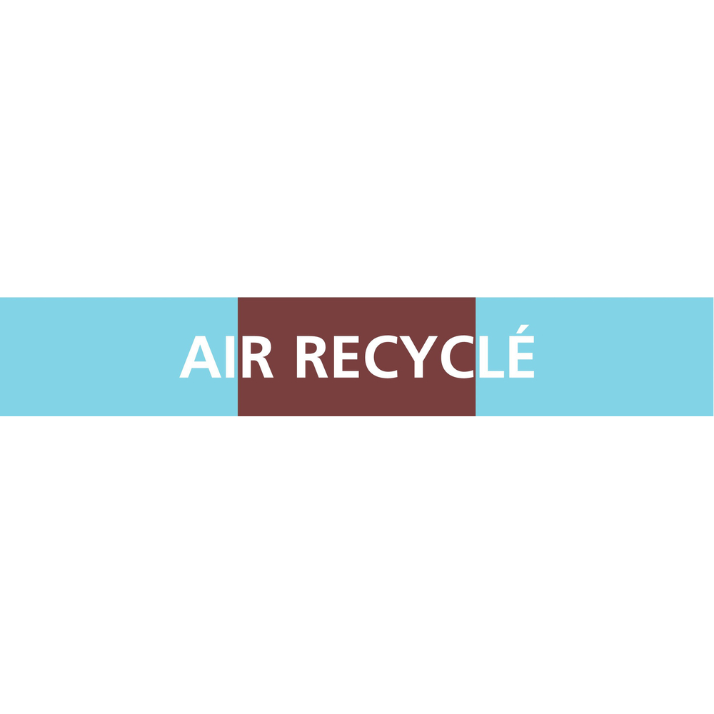 PANNEAU AIR RECYCLÉ 312X52MM (10 ADHESIFS POUR TUYAUTERIE) TALIAPLAST - 730330