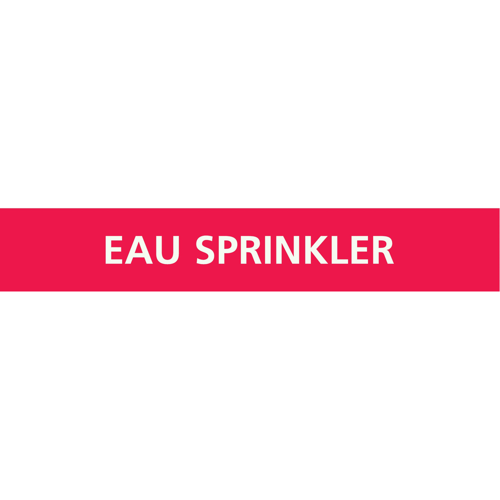Eau sprinkler 312x52mm (10 adhesifs pour tuyauterie) TALIAPLAST - 730403