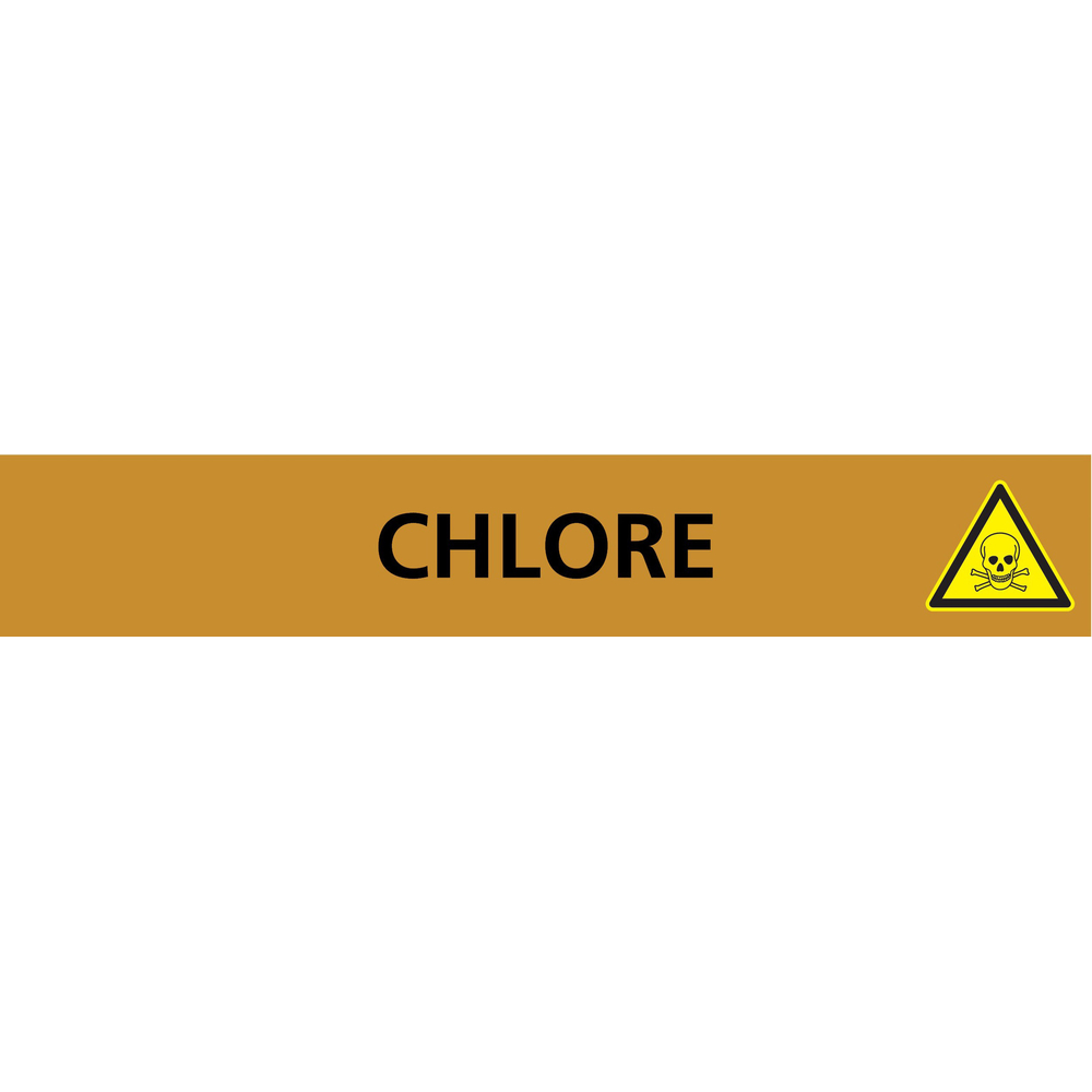 PANNEAU CHLORE 312X52MM (10 ADHESIFS POUR TUYAUTERIE) TALIAPLAST - 730513