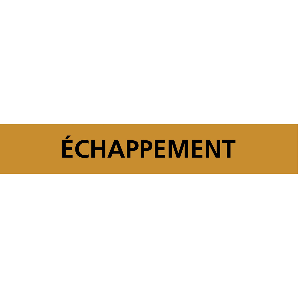 PANNEAU ÉCHAPPEMENT 312X52MM (10 ADHESIFS POUR TUYAUTERIE) TALIAPLAST - 730518