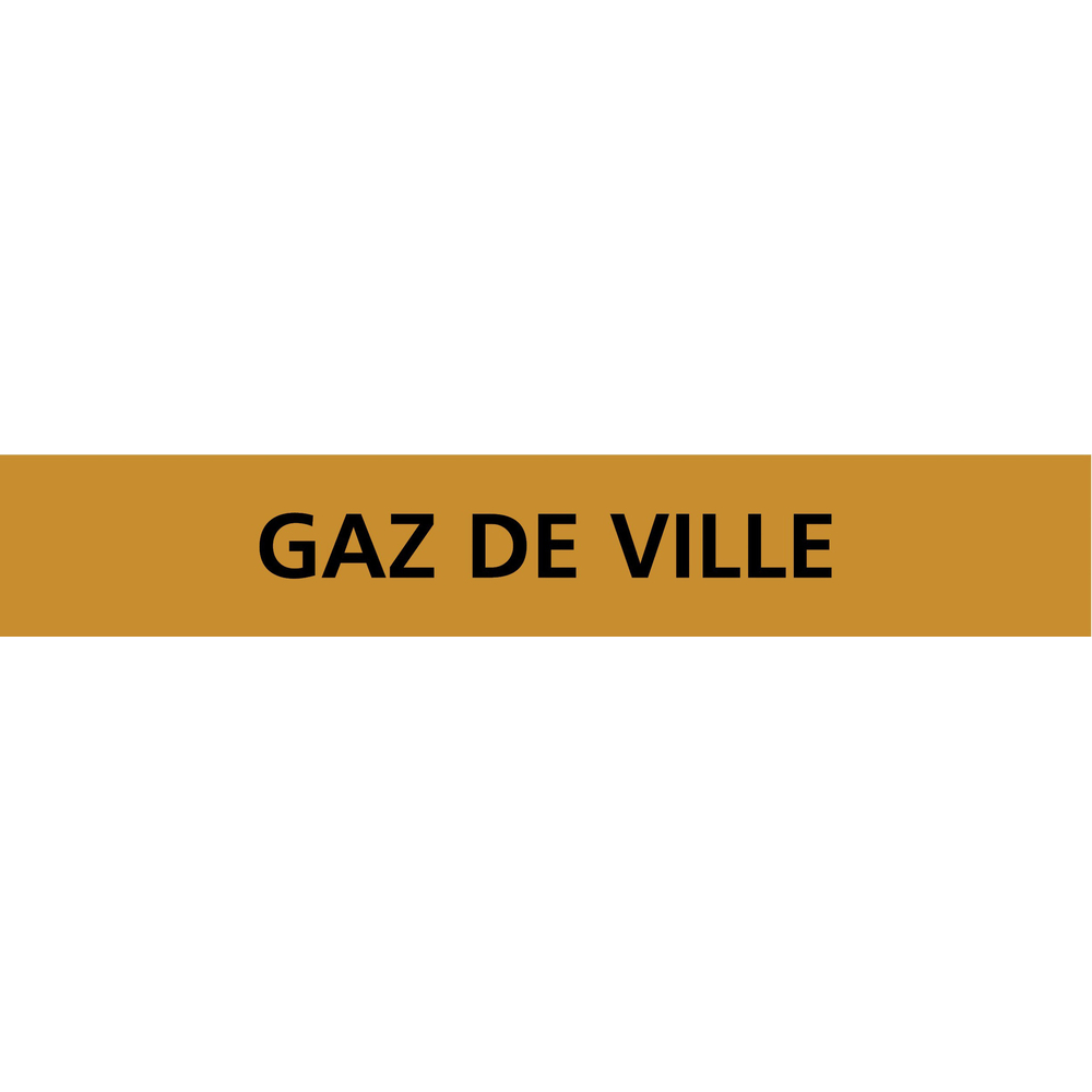 PANNEAU GAZ DE VILLE 312X52MM (10 ADHESIFS POUR TUYAUTERIE) TALIAPLAST - 730525