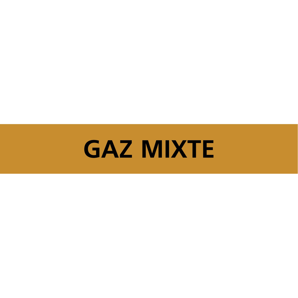PANNEAU GAZ MIXTE 312X52MM (10 ADHESIFS POUR TUYAUTERIE) TALIAPLAST - 730526
