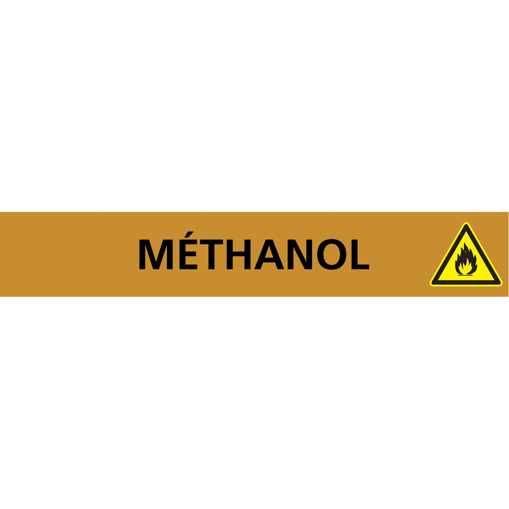 PANNEAU MÉTHANOL 312X52MM (10 ADHESIFS POUR TUYAUTERIE) TALIAPLAST - 730537