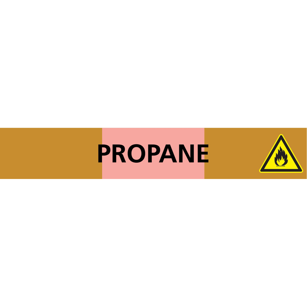 PANNEAU PROPANE 312X52MM (10 ADHESIFS POUR TUYAUTERIE) TALIAPLAST - 730543