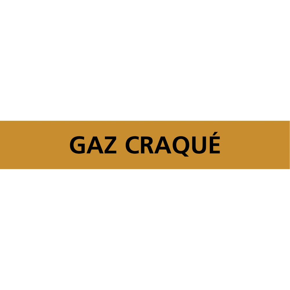 PANNEAU GAZ CRAQUÉ 312X52MM (10 ADHESIFS POUR TUYAUTERIE) TALIAPLAST - 730549